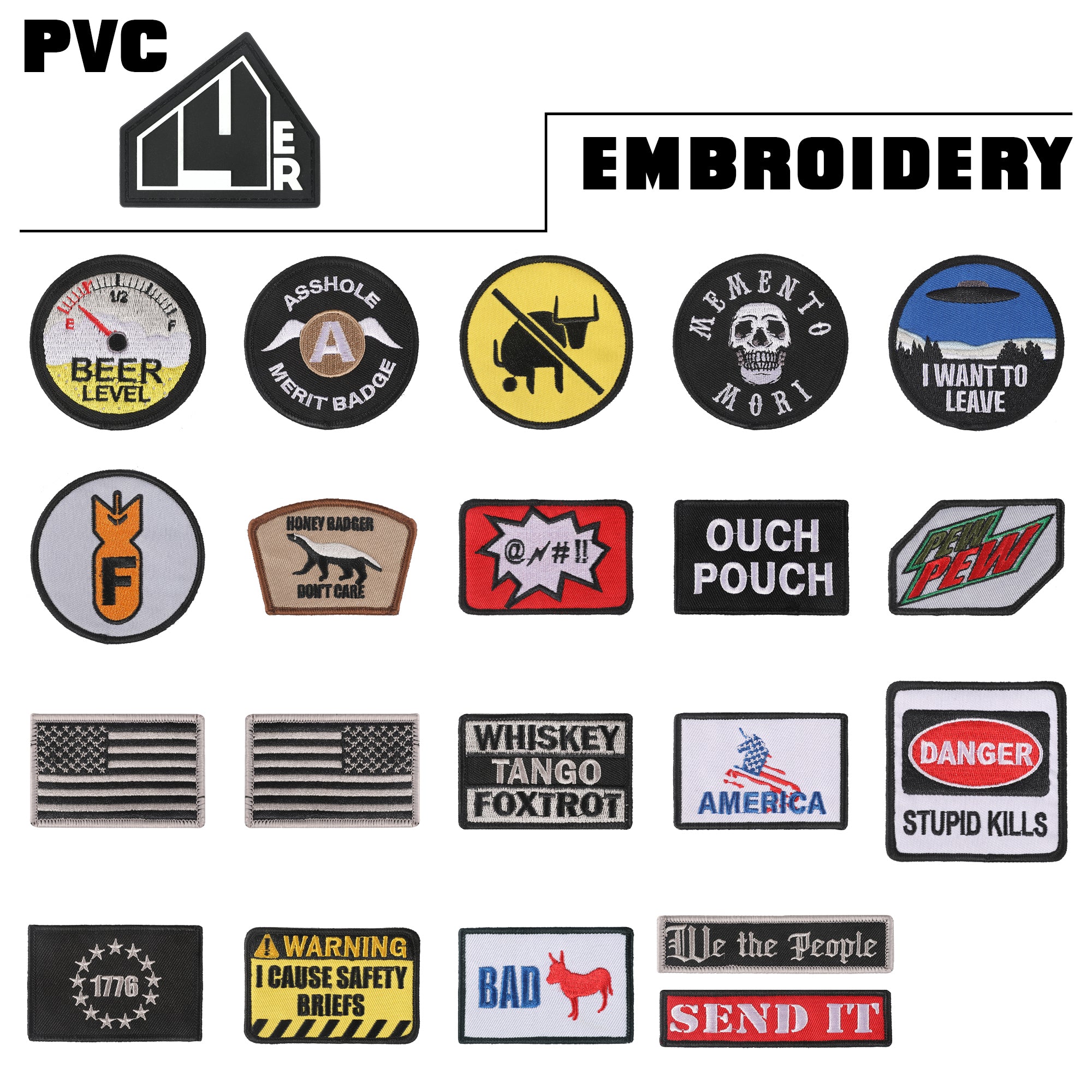 14er Morale Patches (21-Pack)