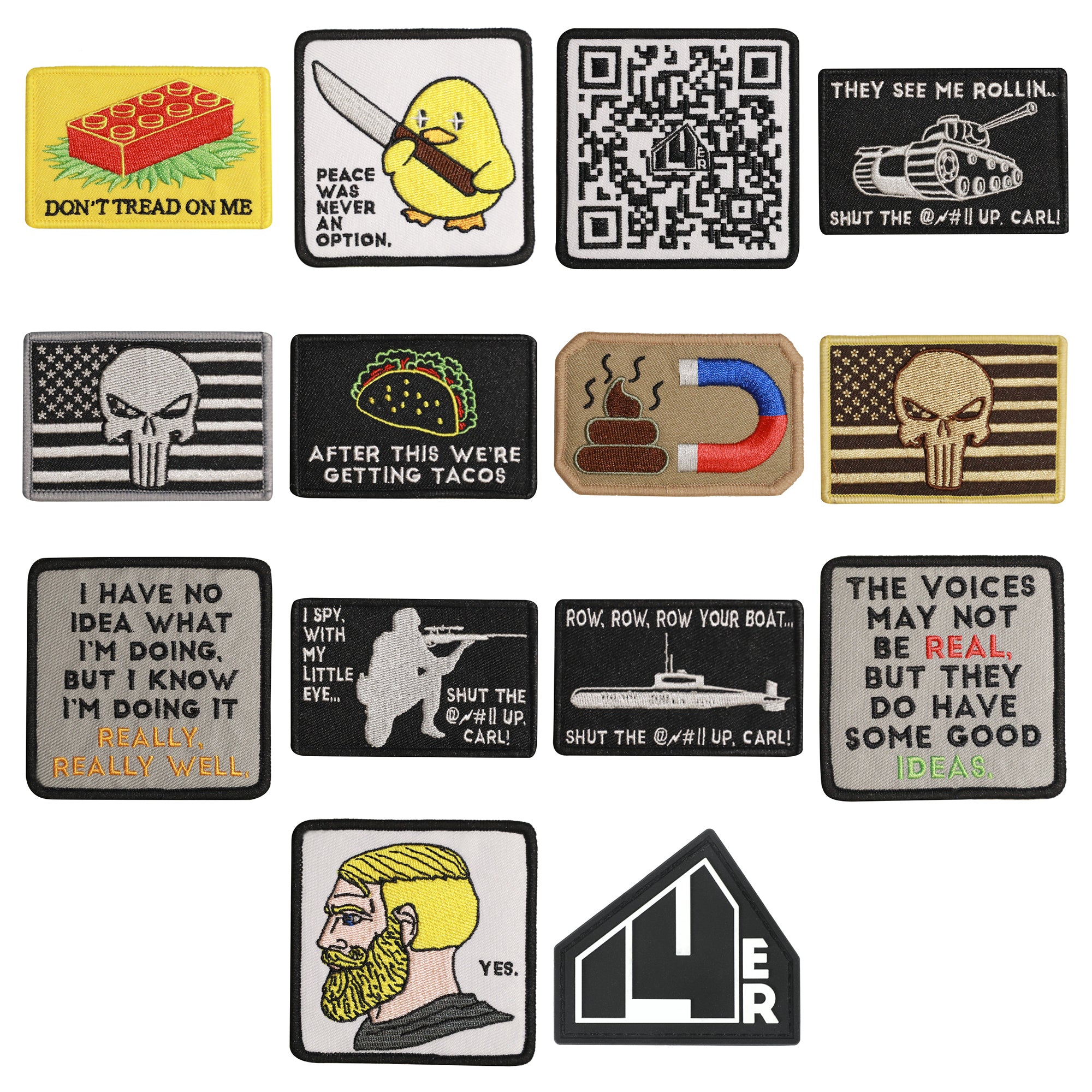 14er Military Morale Patches (14-Pack) – 14er Tactical