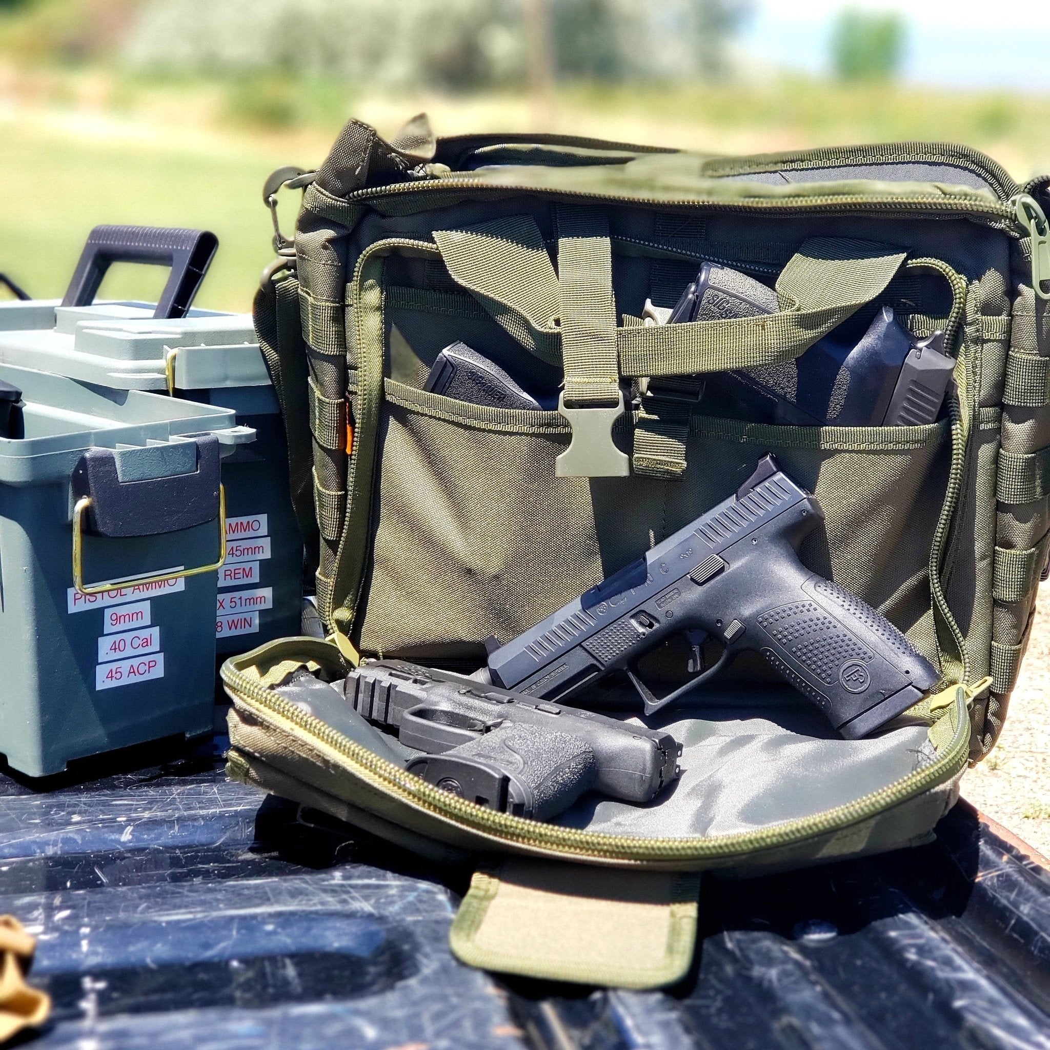 Gun Cleaning Range Bag